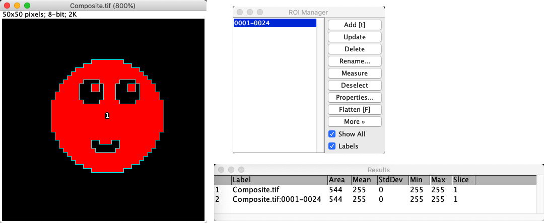 imagej threshold to selection